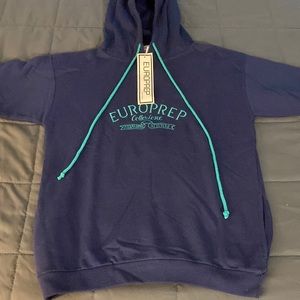 New  Navy Hooded Sweatshirt